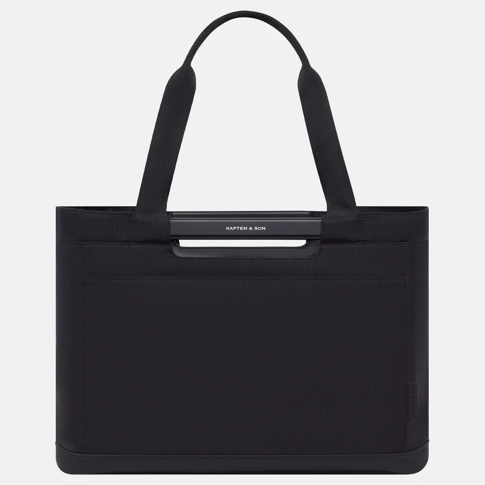 Kapten & Son Vaasa boodschappentas all black
